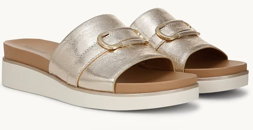 LifeStride Genevieve Sandal Womens Slide 7.5 Wide New In Box